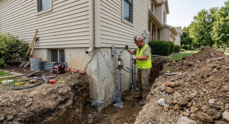Basement Foundation Repair in Easthampton, MA