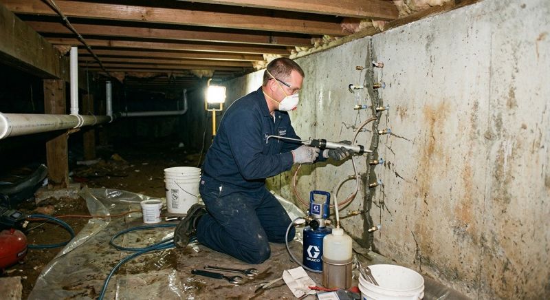 Basement Foundation Repair in Enfield, CT