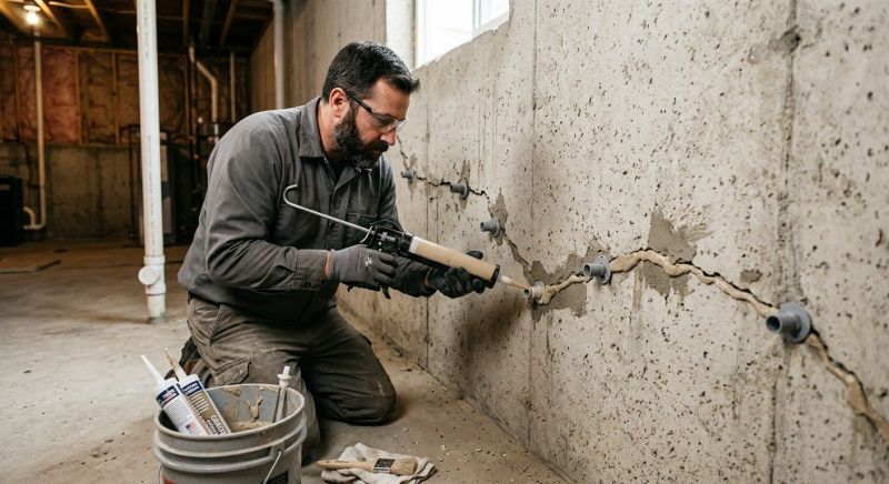 Basement Foundation Repair in Warren, MA