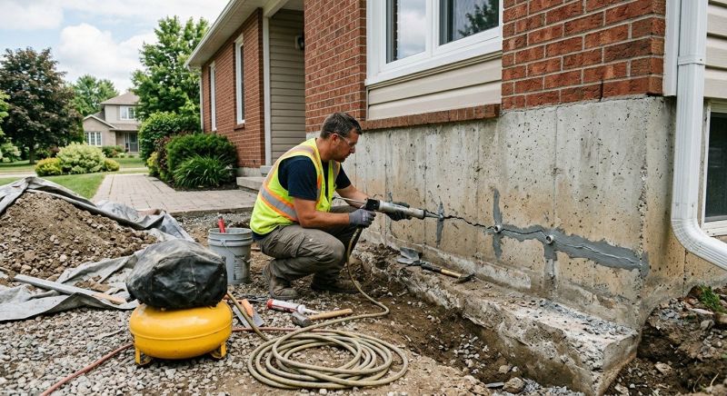 Basement Foundation Repair in Windsor Locks, CT