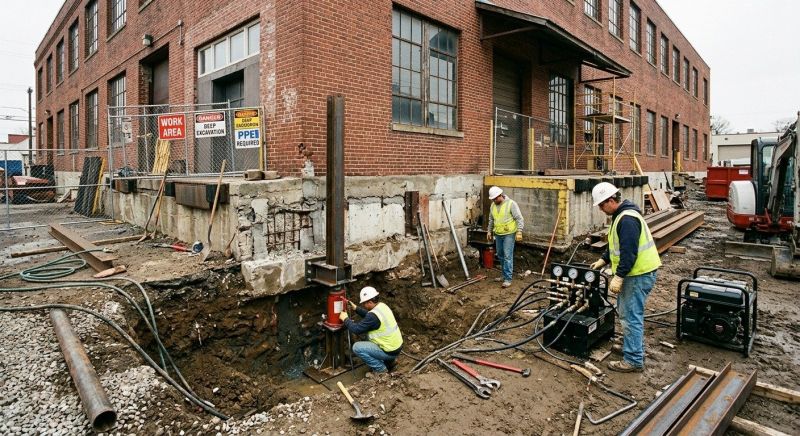 Commercial Foundation Repair in Enfield, CT