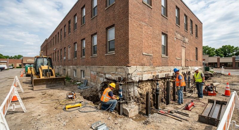 Commercial Foundation Repair in Enfield, CT