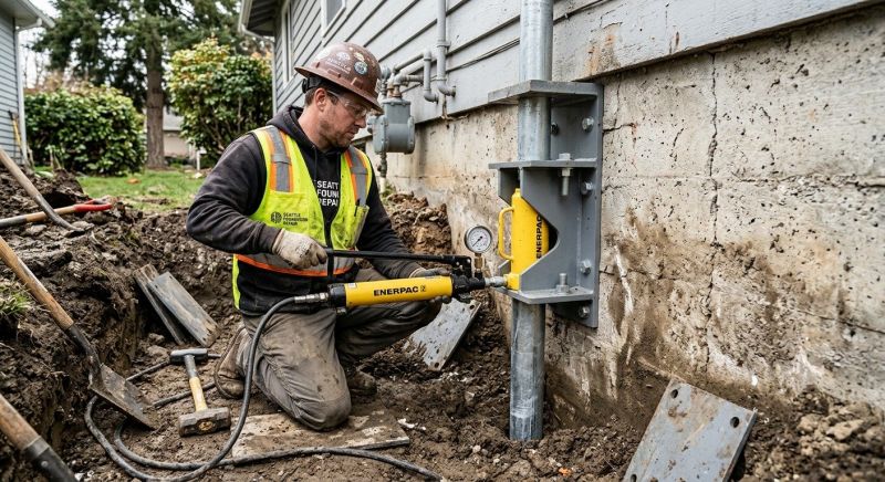 Concrete Foundation Leveling in Easthampton, MA