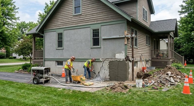 Concrete Foundation Repair in Bolton, CT