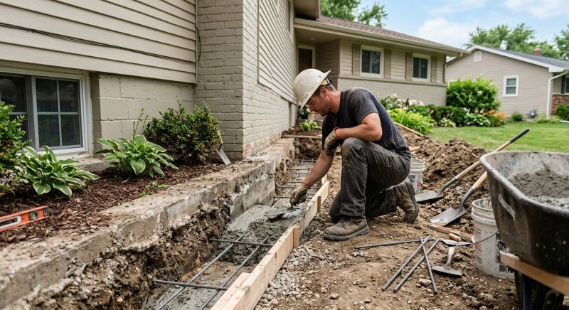 Concrete Foundation Repair in Easthampton, MA