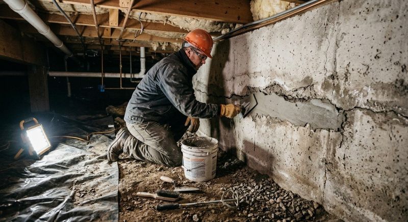 Concrete Foundation Repair in Granby, CT