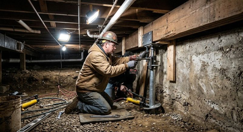 Crawlspace Foundation Repair in Easthampton, MA