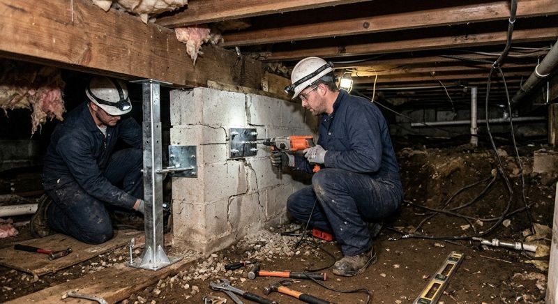 Crawlspace Foundation Repair in Easthampton, MA