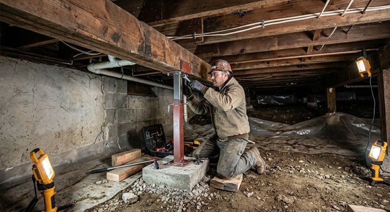 Crawlspace Foundation Repair in Glastonbury, CT