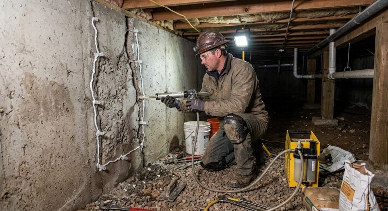 Crawlspace Foundation Repair in Riverton, CT