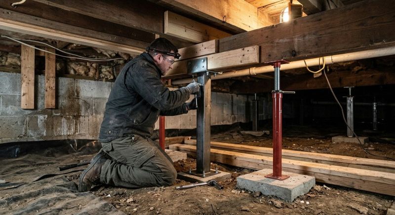Crawlspace Structural Repair in Enfield, CT