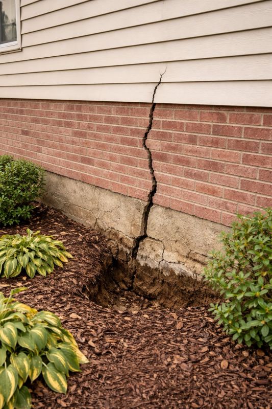 Foundation Crack Repair in South Glastonbury, CT