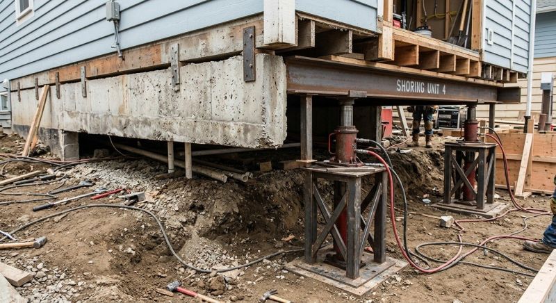 Foundation Jacking in Bolton, CT