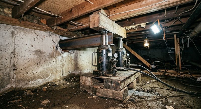 Foundation Jacking in Coventry, CT