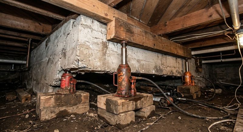 Foundation Jacking in Manchester, CT