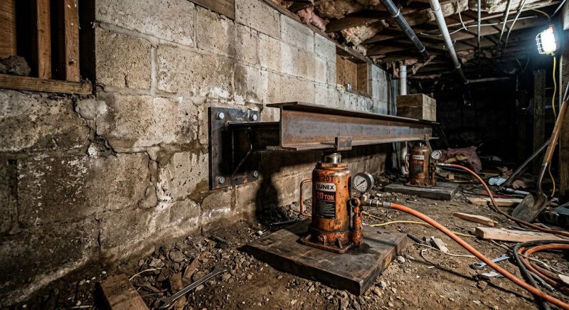 Foundation Jacking in Suffield, CT