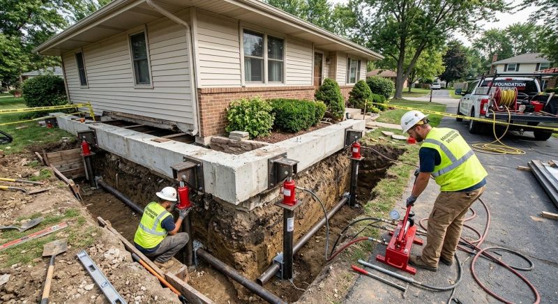 Foundation Jacking in Vernon Rockville, CT