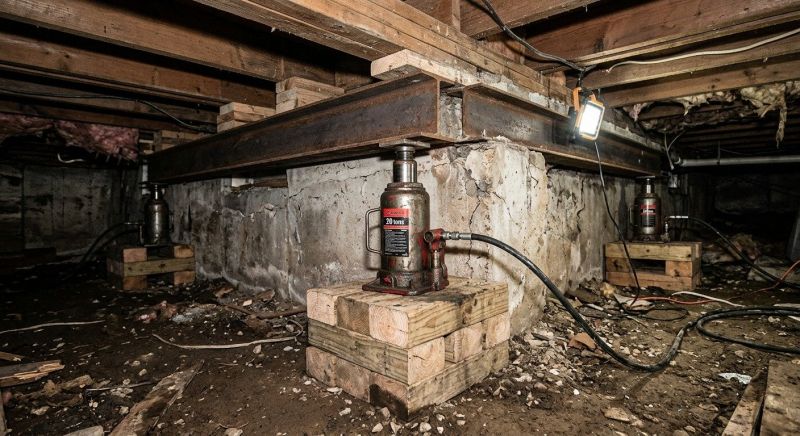 Foundation Jacking in Vernon Rockville, CT