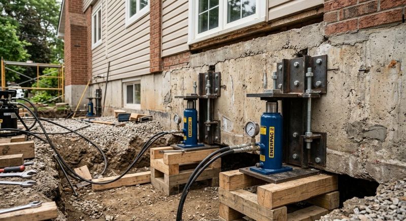 Foundation Jacking in Ware, MA