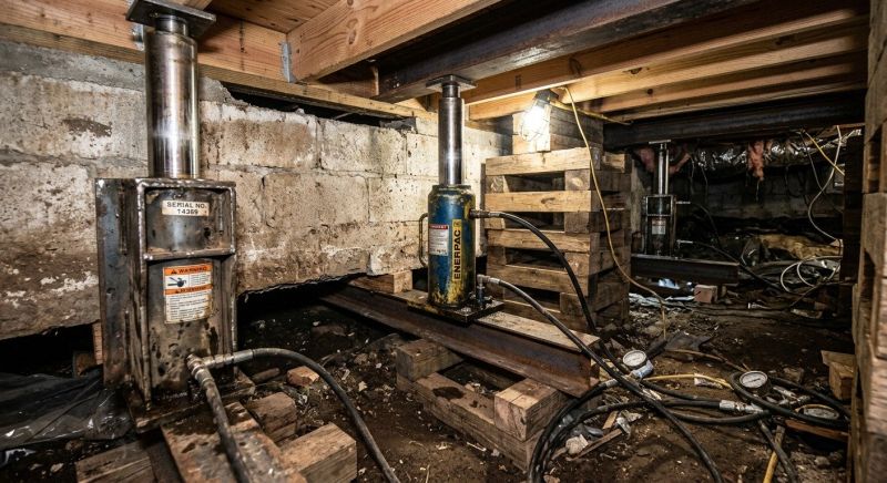 Foundation Jacking in Wilbraham, MA