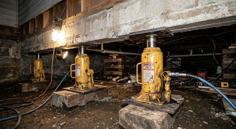 Foundation Jacking in Windsor, CT