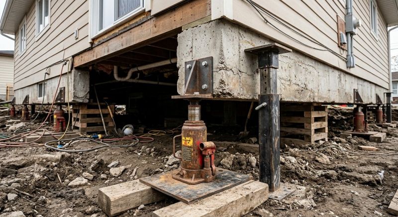 Foundation Lifting in Chicopee, MA