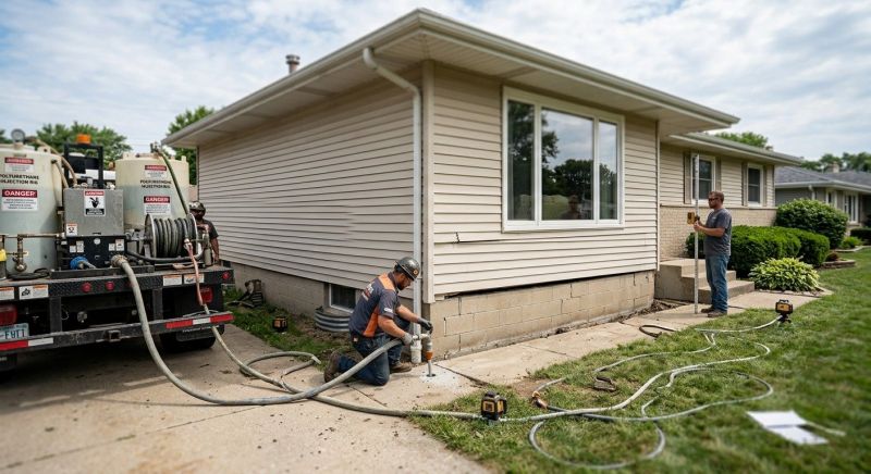 Foundation Lifting in East Hartford, CT