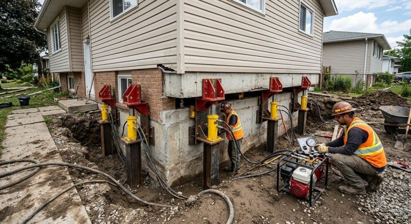 Foundation Lifting in Hebron, CT
