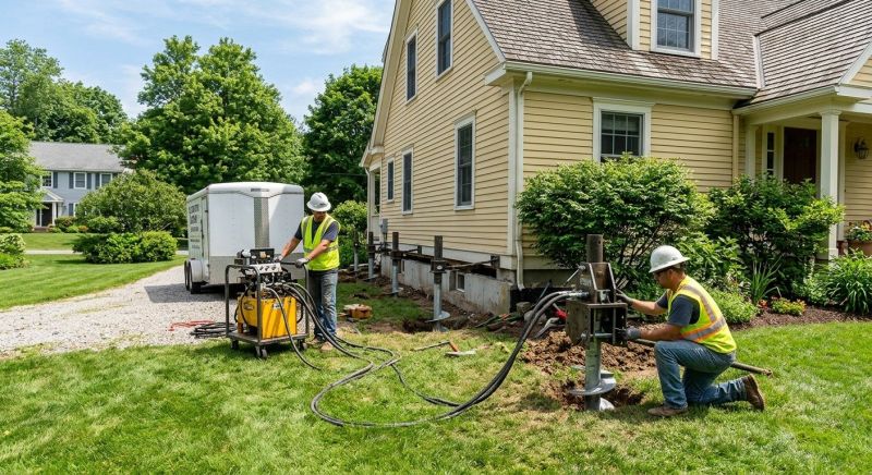 Foundation Lifting in Monson, MA