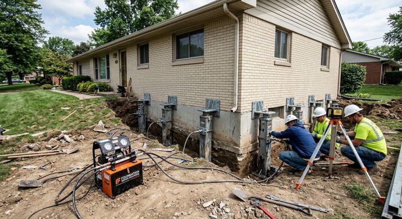 Foundation Pier Leveling in Enfield, CT