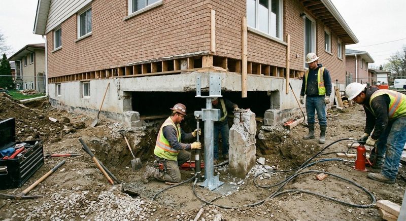 Foundation Pier Repair in Enfield, CT