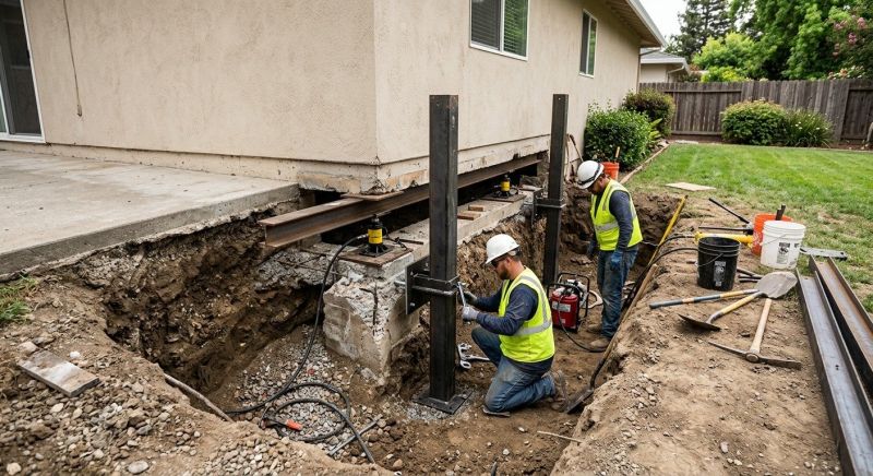 Foundation Pier Repair in Enfield, CT