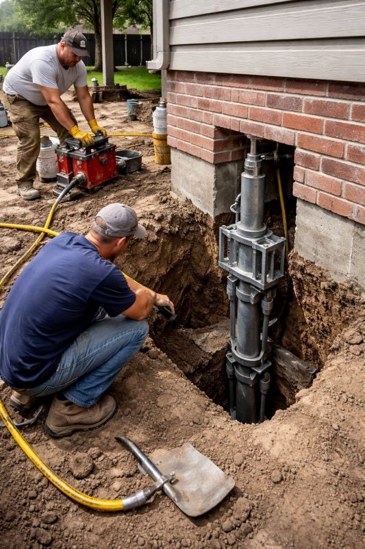 Foundation Pier Repair in Enfield, CT