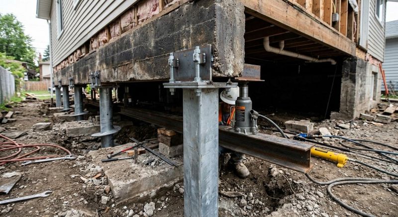 Foundation Raising in Stafford Springs, CT