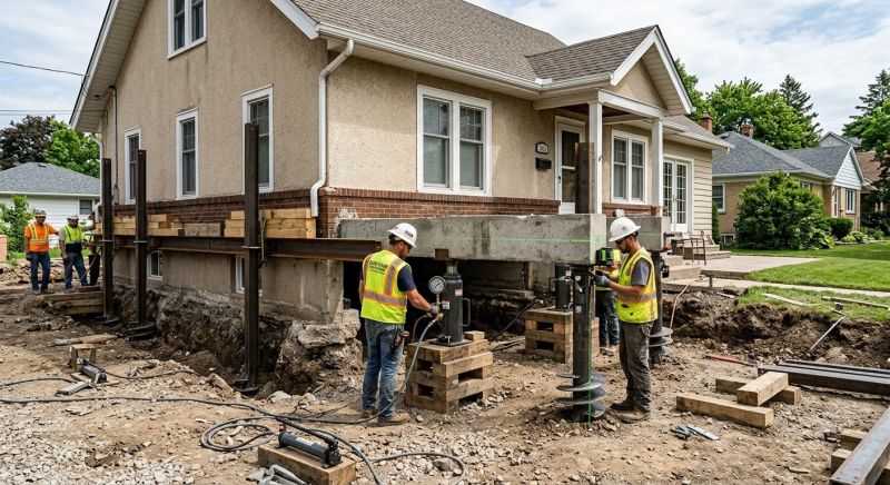 Foundation Releveling in Enfield, CT