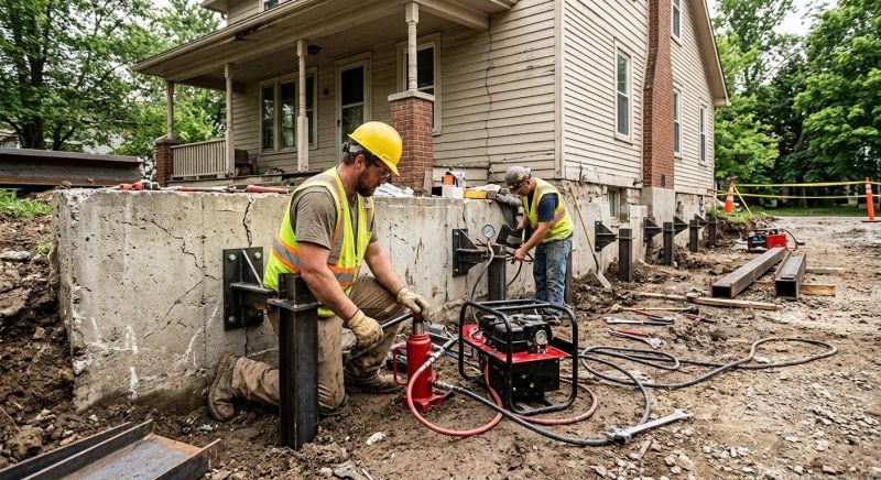 Foundation Stabilizing in Easthampton, MA