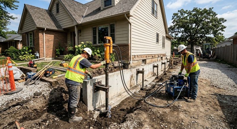 Foundation Stabilizing in Enfield, CT