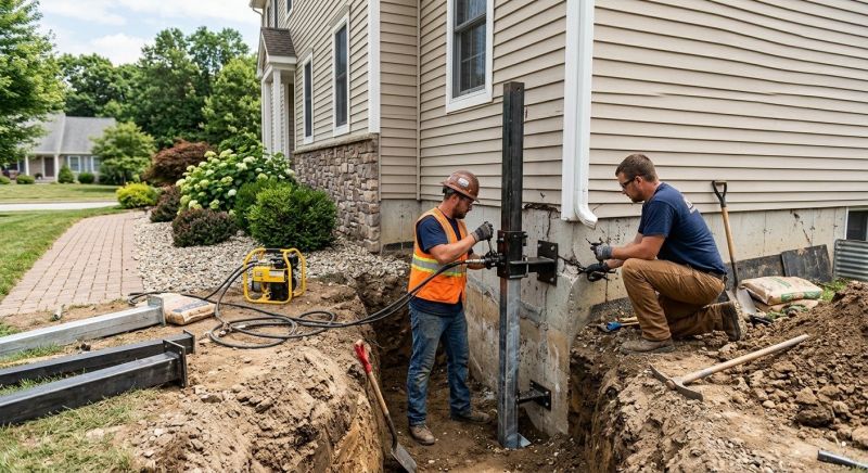 Foundation Stabilizing in North Canton, CT