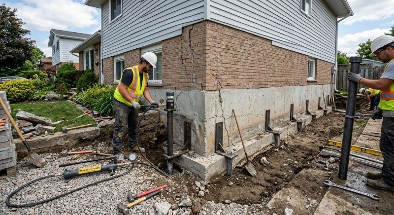 Foundation Stabilizing in Northampton, MA