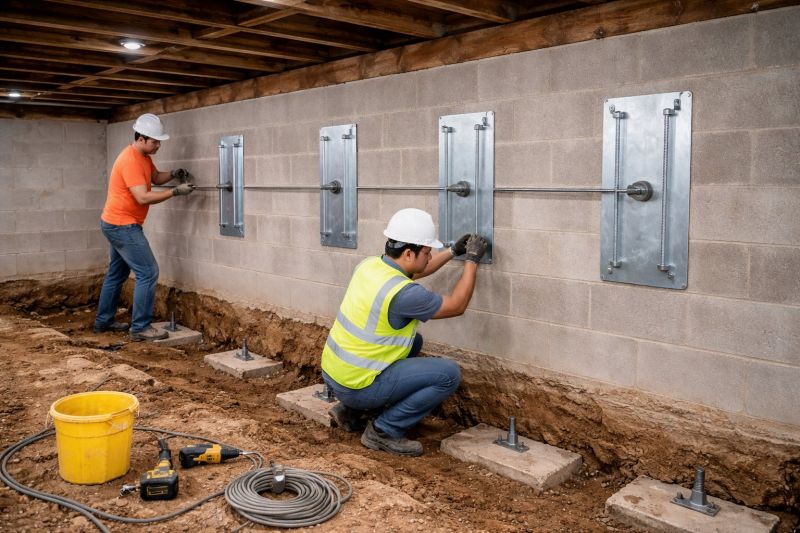 Foundation Stabilizing in Warren, MA