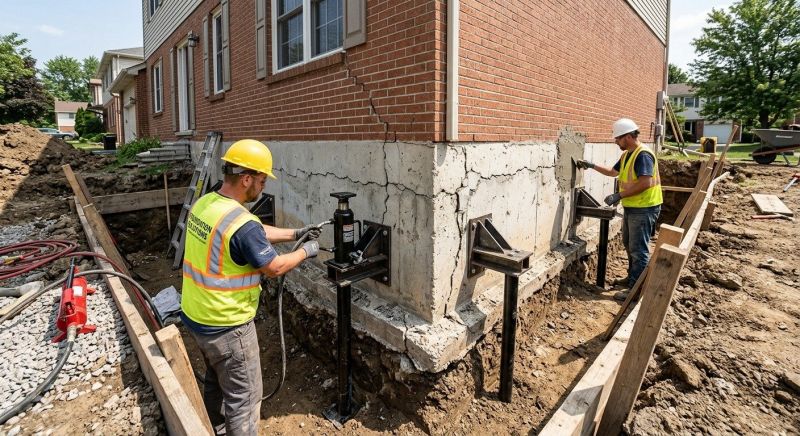 Foundation Structural Repair in West Suffield, CT