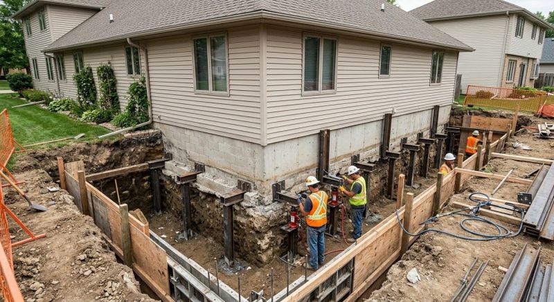 Foundation Underpinning in Enfield, CT