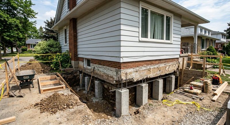 Foundation Underpinning in Enfield, CT