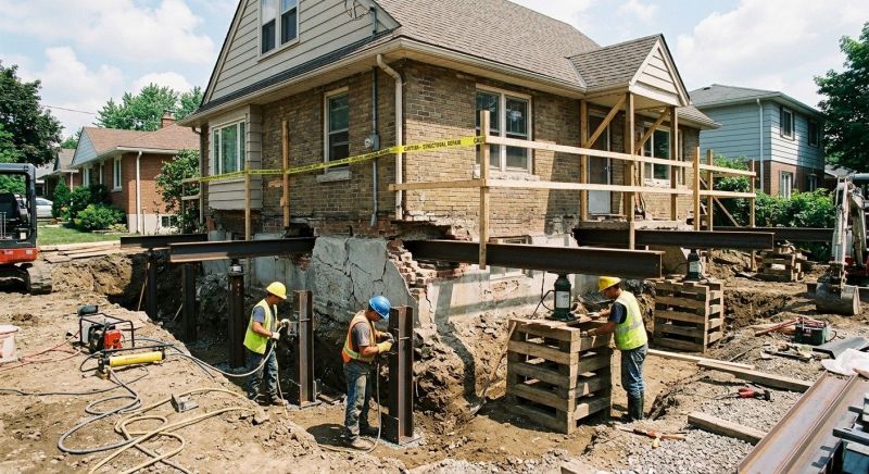 House Foundation Repair in Warren, MA