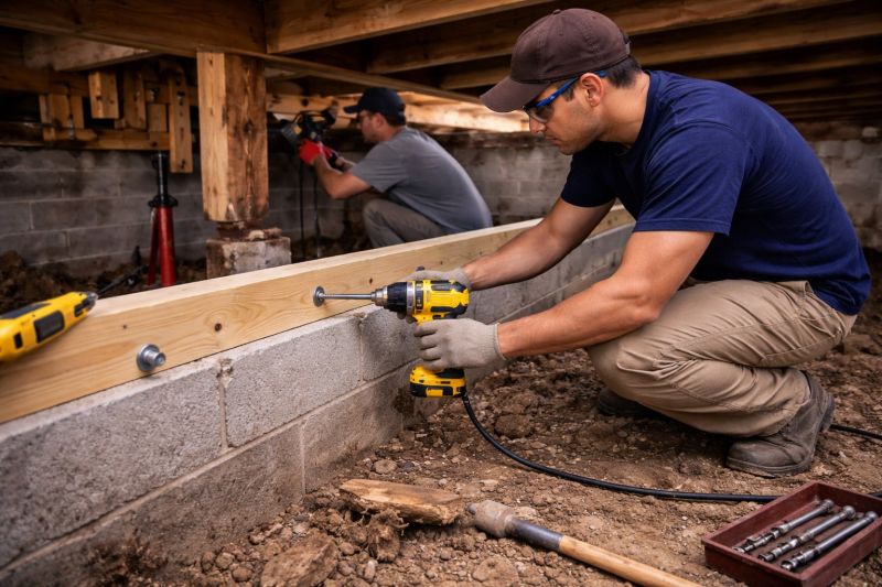 House Foundation Repair in Weatogue, CT