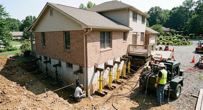 Sinking Foundation Lifting in Enfield, CT