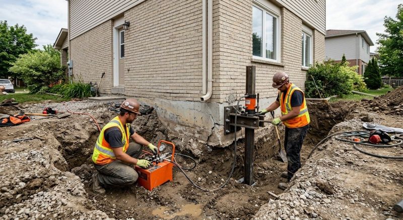 Sinking Foundation Lifting in Enfield, CT
