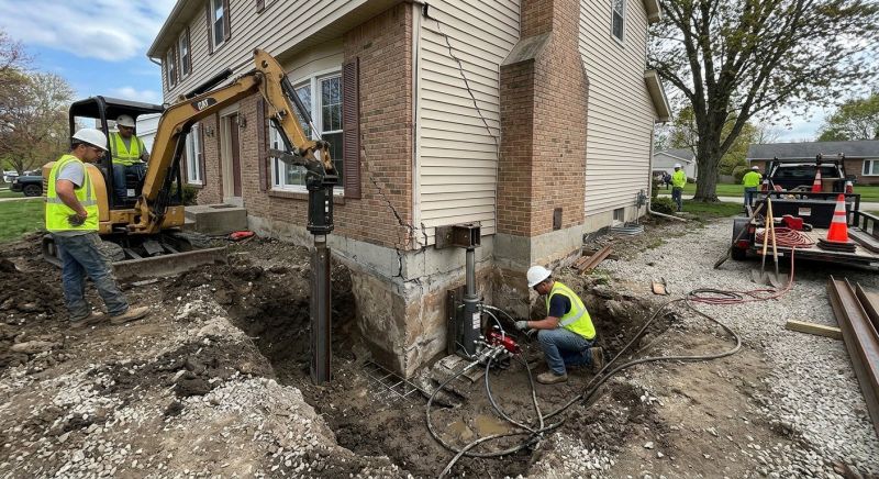 Sinking Foundation Repair in Storrs Mansfield, CT