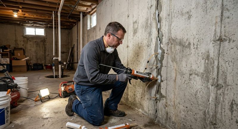 Structural Crack Repair in Enfield, CT