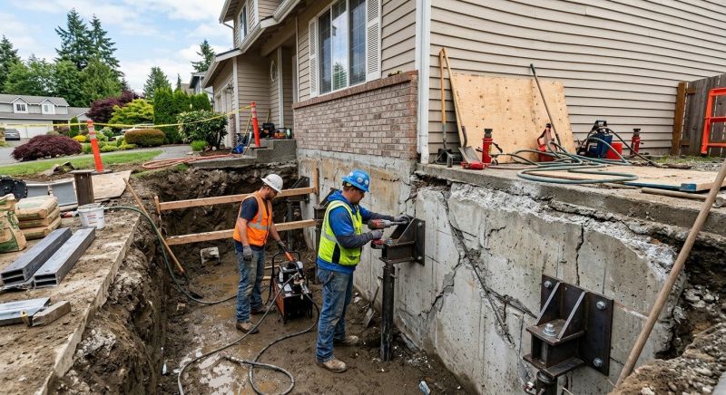 Structural Foundation Repair in Ellington, CT